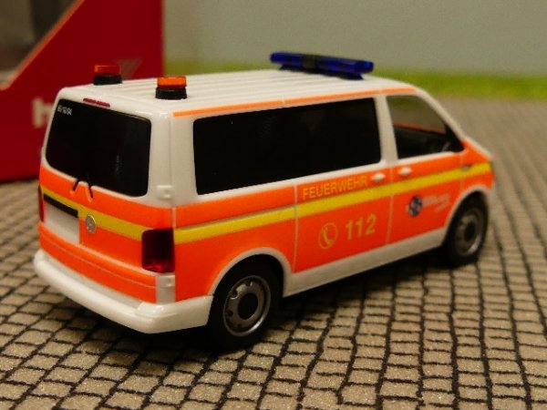 Modellspielwaren Reinhardt Herpa Vw T Bus Mtw Ffw Norderstedt