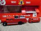 Preview: 1/87 Brekina 150 Jahre Berliner Feuerwehr Set VW T1b MB L 4500 LF 25  90375