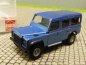 Preview: 1/87 Busch Land Rover Defender Metallica blau 50352