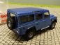 Preview: 1/87 Busch Land Rover Defender Metallica blau 50352