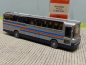 Preview: 1/87 Wiking MB O 303 RHD Reisebus silber mit blau/orange Decor 712 3A