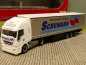 Preview: 1/87 Herpa Iveco Stralis XP Gardinenplanen-Sattelzug Spedition Schumann 310048