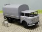 Preview: 1/87 Brekina LIAZ 706 Müllwagen incl. 2 Mülltonnen 1970 grau 71875