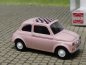 Preview: 1/87 Busch Fiat 500 Pretty in Pink 48733