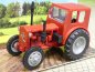 Preview: 1/87 Busch Mehlhose Traktor Pionier rot 210 006403