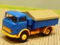 Preview: 1/87 Brekina MB 328 in Auftrag der DB blau CH orangegelb Schwerlastpritsche