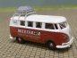 Preview: 1/87 Brekina # 1724 VW T1 b Camper Westfalia weiß/rot Sondermodell