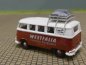 Preview: 1/87 Brekina # 1724 VW T1 b Camper Westfalia weiß/rot Sondermodell