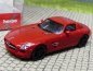 Preview: 1/87 Herpa MB SLS AMG Le Mans rot metallic mit schwarzen Felgen 430784