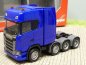 Preview: 1/87 Herpa Scania CS HD Schwerlast Zugmaschine ultramarinblau 308601-002