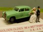 Preview: 1/87 Brekina MB 180 mit Hochzeitspaar mintgrün