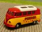 Preview: 1/87 Brekina # 0427 VW T1 b PINDER Circus Bus Dormobildach