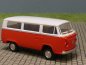 Preview: 1/87 Brekina VW T2 weiß/hellrot Bus