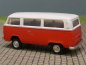 Preview: 1/87 Brekina VW T2 weiß/hellrot Bus