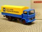 Preview: 1/87 Wiking MB 1317 Van Leer Verpackungen Planen LKW 0437 01