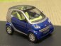 Preview: 1/87 Busch Smart fortwo Coupe star blue 2te Generation in PC-Box