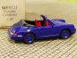 Preview: 1/87 Wiking Porsche Carrera 4 Cabrio dunkel ultramarin 165 03 B