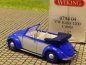 Preview: 1/87 Wiking VW Käfer 1200 Cabrio blau/hellgrau 0794 04