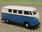 Preview: 1/87 Brekina # 0153 VW T1 a  lichtgrau/brillantblau Bus 3100