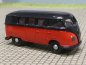 Preview: 1/87 Brekina # 0154 VW T1 a Bus schwarz/rot