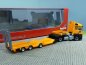 Preview: 1/87 Herpa MB Actros Streamspace 2.5 Goldhofer Allrounder-Sattelzug Rolf Riedel 313308