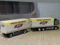 Preview: 1/87 Herpa MB Actros `18 StreamSpace Koffer-HZ Camion Transport CH 950787