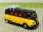 Preview: 1/87 Brekina # 1745 VW T1 b Camper schwarz/gelborange mit Dachklappe 31564