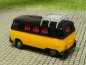 Preview: 1/87 Brekina # 1745 VW T1 b Camper schwarz/gelborange mit Dachklappe 31564