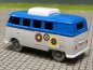 Preview: 1/87 Brekina # 1555 VW T1 b Camper mit Hubdach lichtblau/lichtgrau