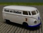 Preview: 1/87 Brekina # 1639 VW T1 a Kiosk am Stadion Bern DANKE