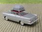 Preview: 1/87 Brekina Opel Rekord P2 Coupe silber Dach dunkelrot mit Gepäck 20129