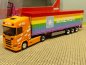 Preview: 1/87 Herpa Scania CR 20 HD HCL Logistics Rainbow 40ft. Container-Sattelzug 314695