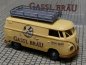 Preview: 1/87 Brekina # 1925 -2 VW T1 b Gassl Bräu mit Dachträger Kasten