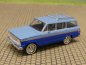 Preview: 1/87 Brekina Jeep Wagoneer hellblau/blau 19871