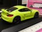 Preview: 1/43 Minichamps Porsche Cayman GT4 2016 acidgrün 410 066122