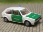 Preview: 1/87 Brekina VW Golf I Polizei weiss/grün 25506