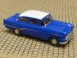 Preview: 1/87 Brekina Opel Rekord P1 dunkelblau Dach weiß 20001