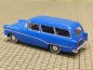 Preview: 1/87 Brekina Opel Rekord P1 Caravan dunkelblau American style Weißwandreifen