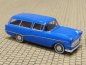 Preview: 1/87 Brekina Opel Rekord P1 Caravan dunkelblau American style Weißwandreifen