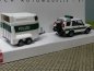 Preview: 1/87 Busch Land Rover Discovery mit Pferdeanhänger Polizei 51936