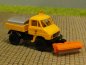 Preview: 1/87 Brekina Unimog 411 DBP Deutsche Post Kehrmaschine 018134