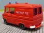 Preview: 1/87 Wiking MB 508 Feuerwehr Rettungswagen RTW Notruf 112 hellrot  608 1A