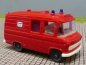 Preview: 1/87 Wiking MB L 508 Feuerwehr Krankenwagen RTW 608 4A