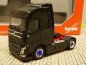 Preview: 1/87 Herpa Volvo FH schwarz 2-Achs Zugmaschine Felgen chromblau