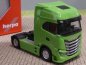 Preview: 1/87 Herpa Iveco S-Way Zugmaschine 2achs gelbgrün  313445-002