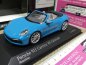 Preview: 1/43 Minichamps Porsche 911 Carrera 4S Cabrio blau 410 069332