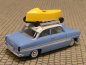 Preview: 1/87 Brekina Ford 12m hellblau mit Seifenkiste