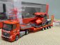 Preview: 1/87 Herpa MB Actros Tieflade-SZ + Vögele Deckenfertiger 1900-3i Kutter 314664