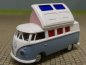 Preview: 1/87 Brekina # 0954 VW T1 b Camper weiß hellblau Gardinen rechts offen 31509