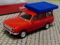 Preview: 1/87 Herpa Wartburg 353 '66 Tourist mit Dachzelt rot 420549